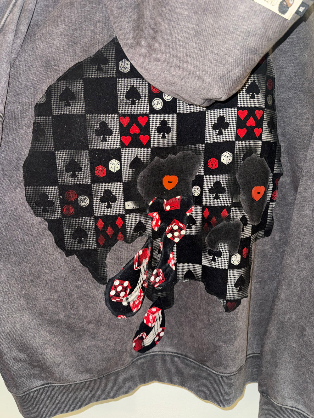 Crying eye Skull hoodie