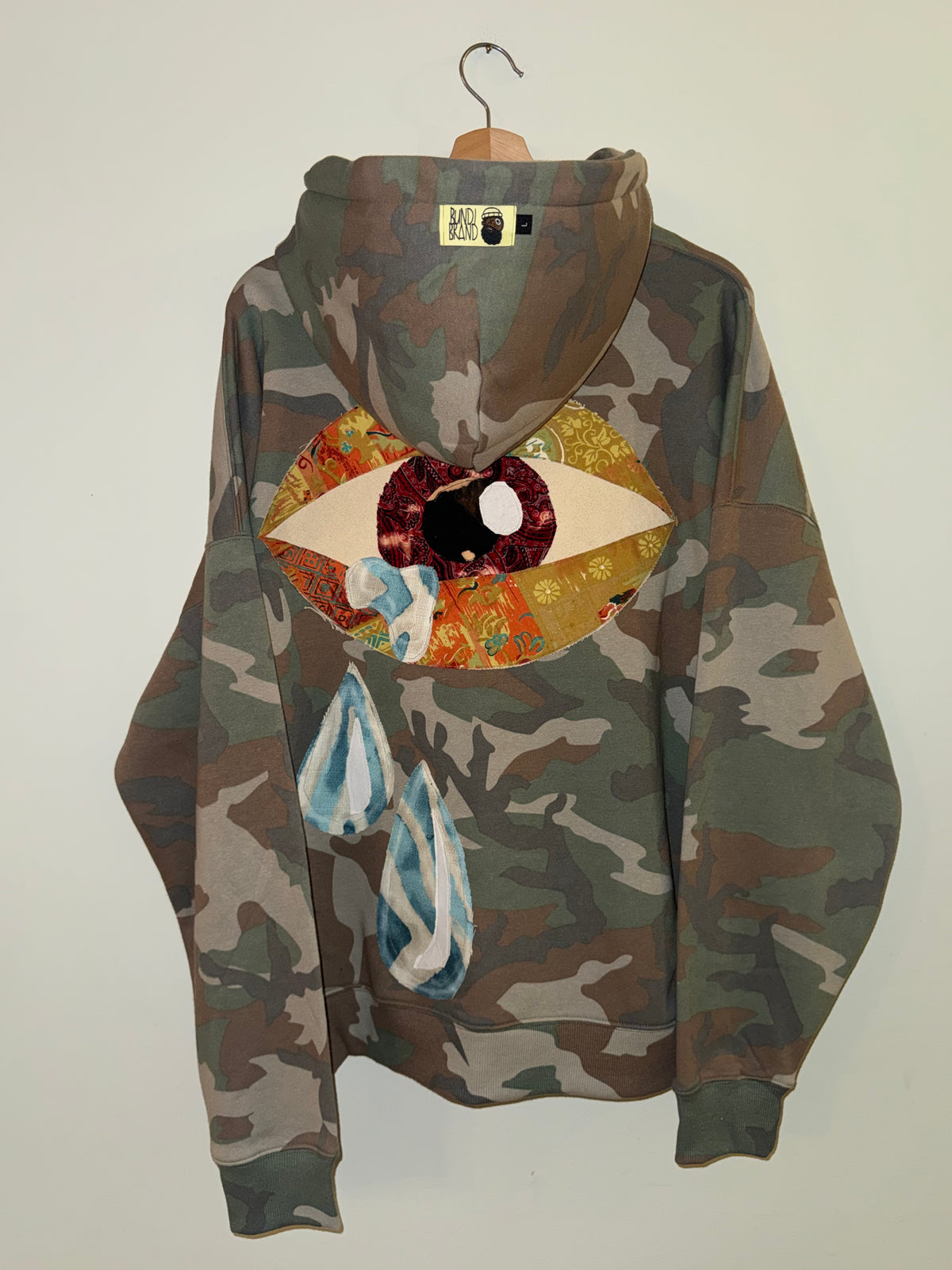 Crying eye hoodie