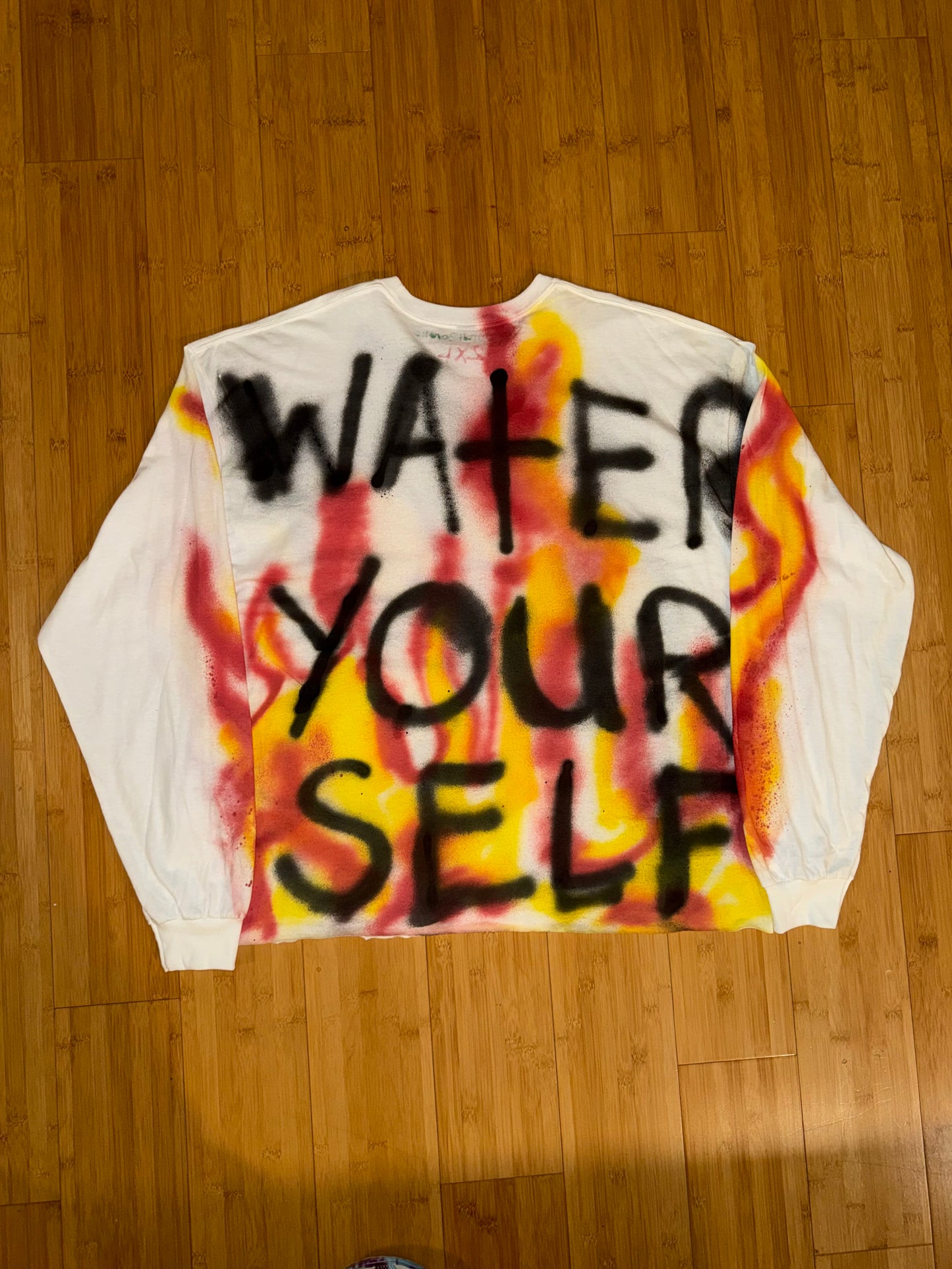 “WAtER YOUR SELF” long sleeve