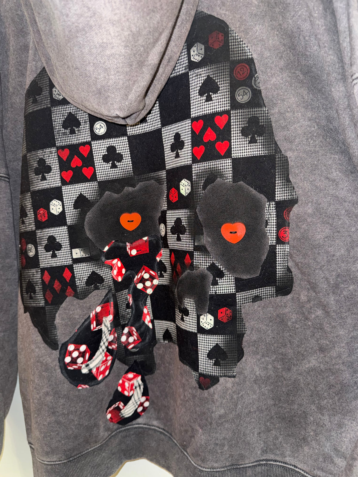 Crying eye Skull hoodie