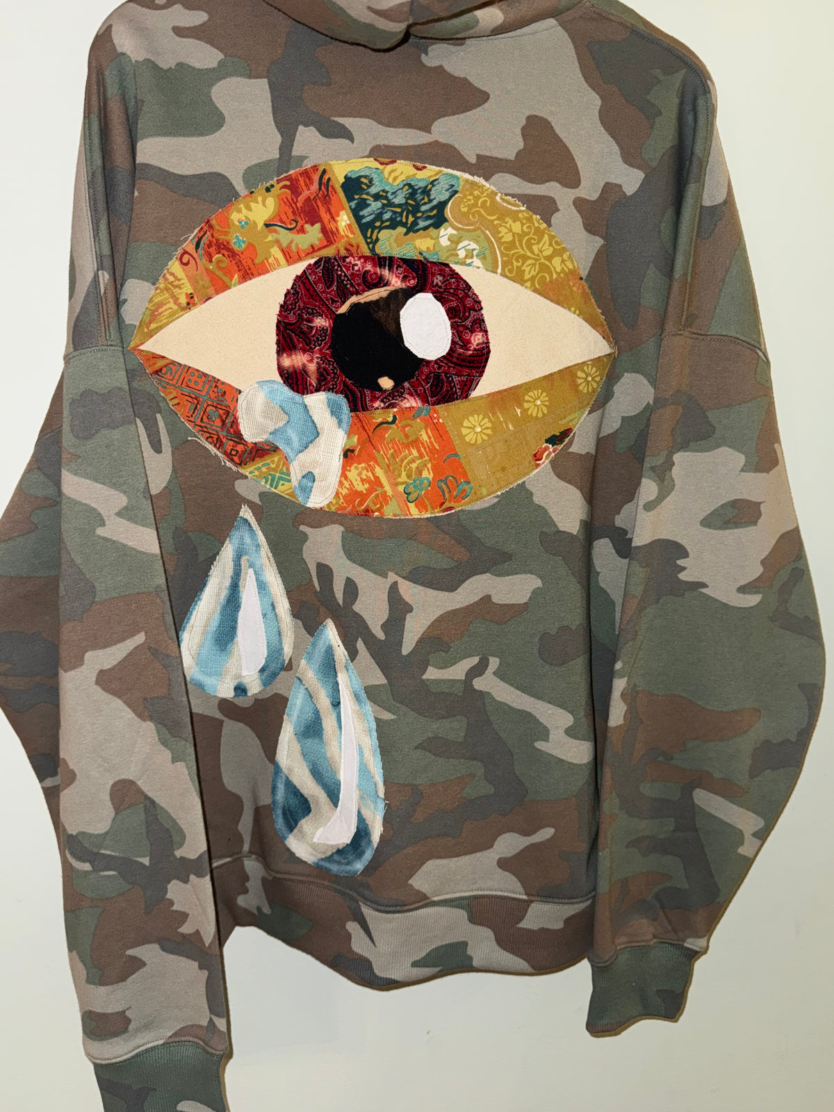 Crying eye hoodie