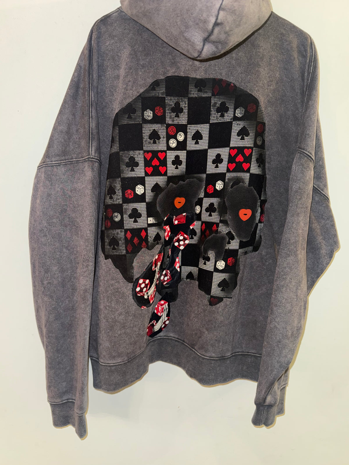 Crying eye Skull hoodie