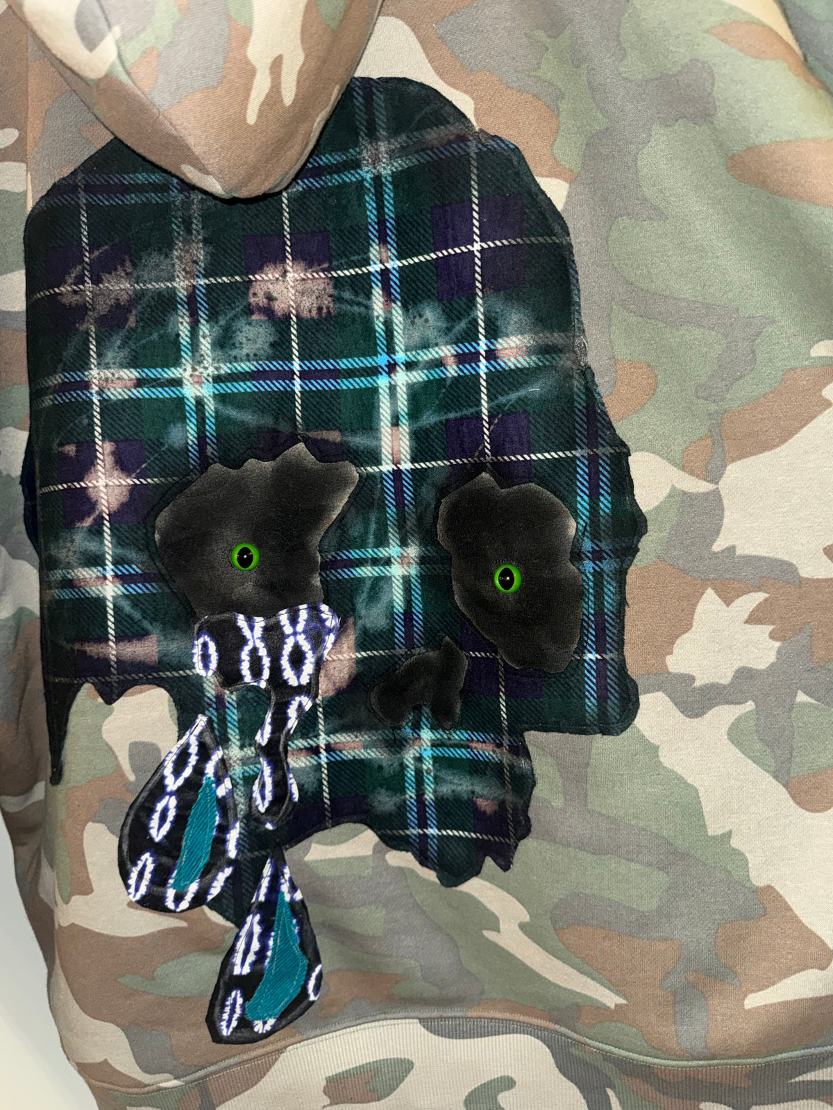 Crying eye Skull Hoodie