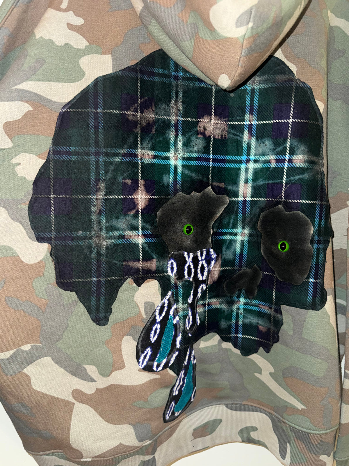 Crying eye Skull Hoodie