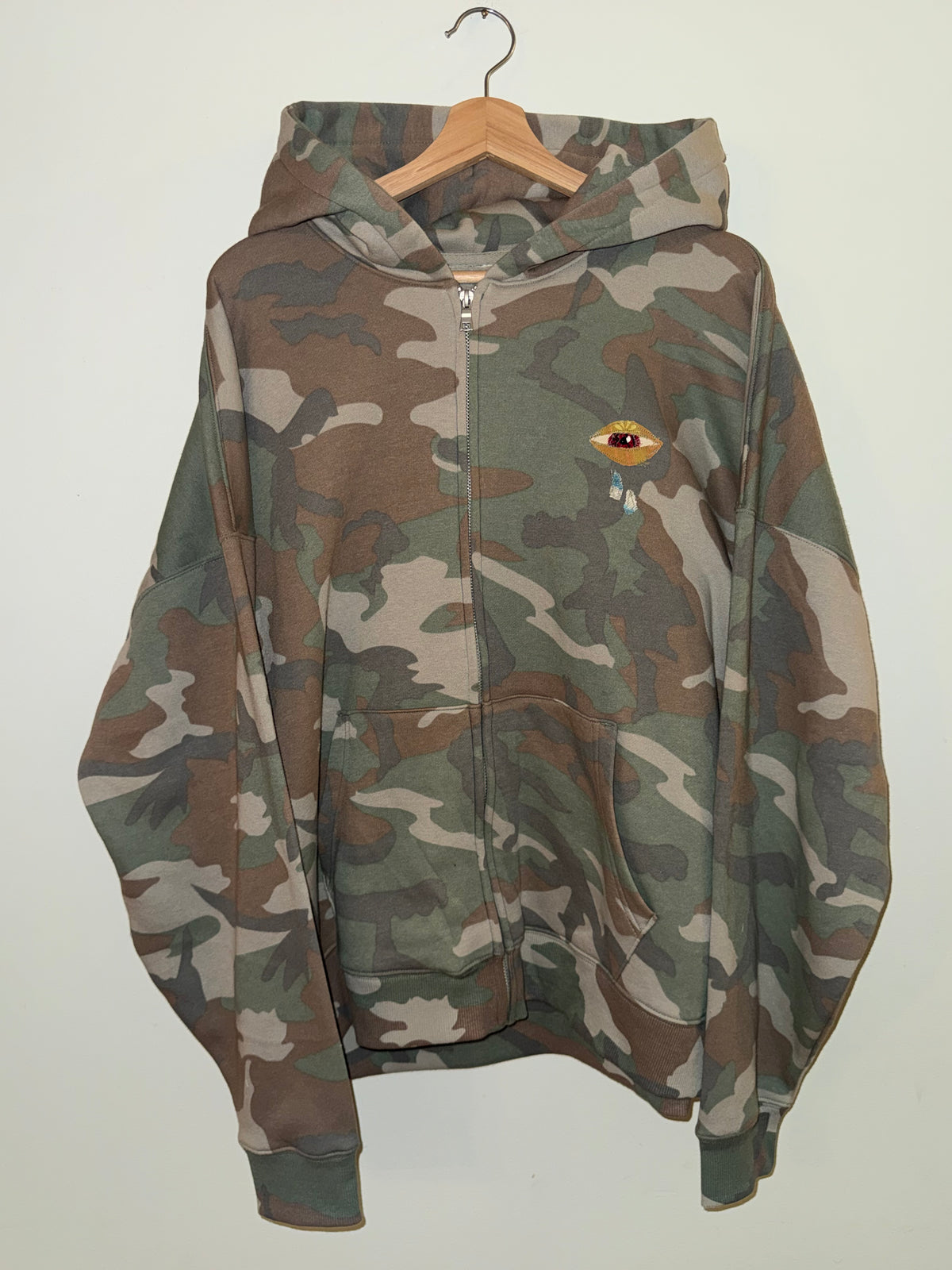 Crying eye hoodie