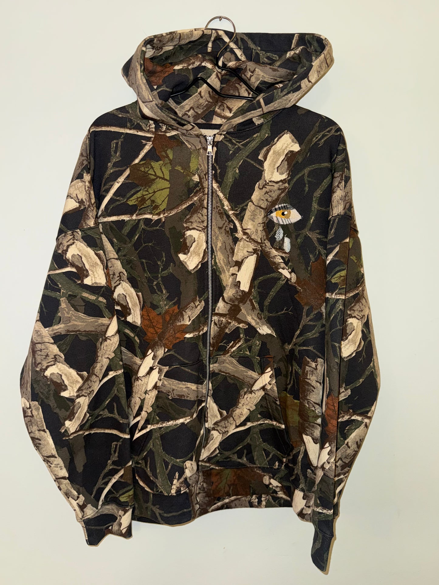 Crying eye Skull hoodie