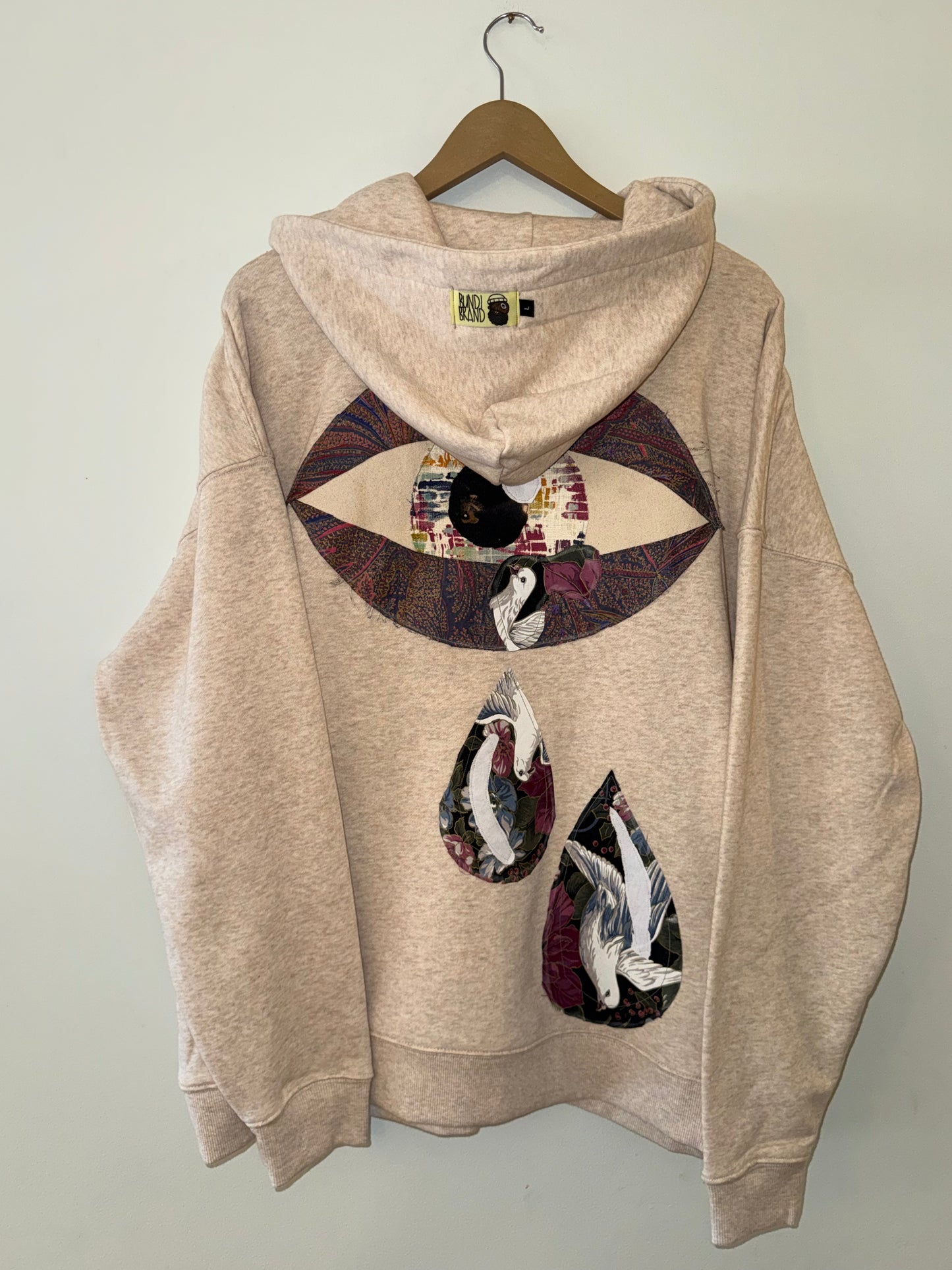 Crying eye hoodie