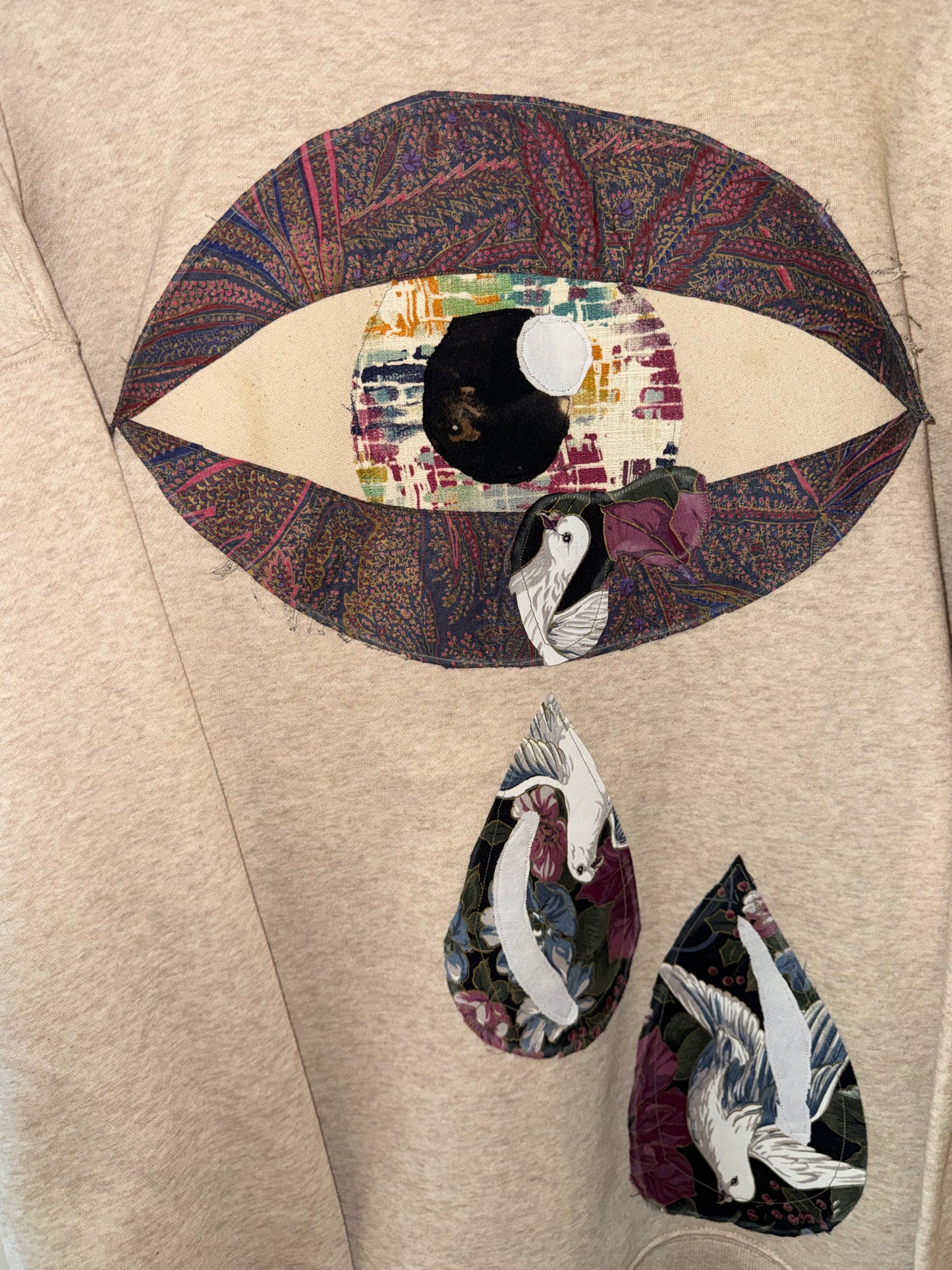 Crying eye hoodie