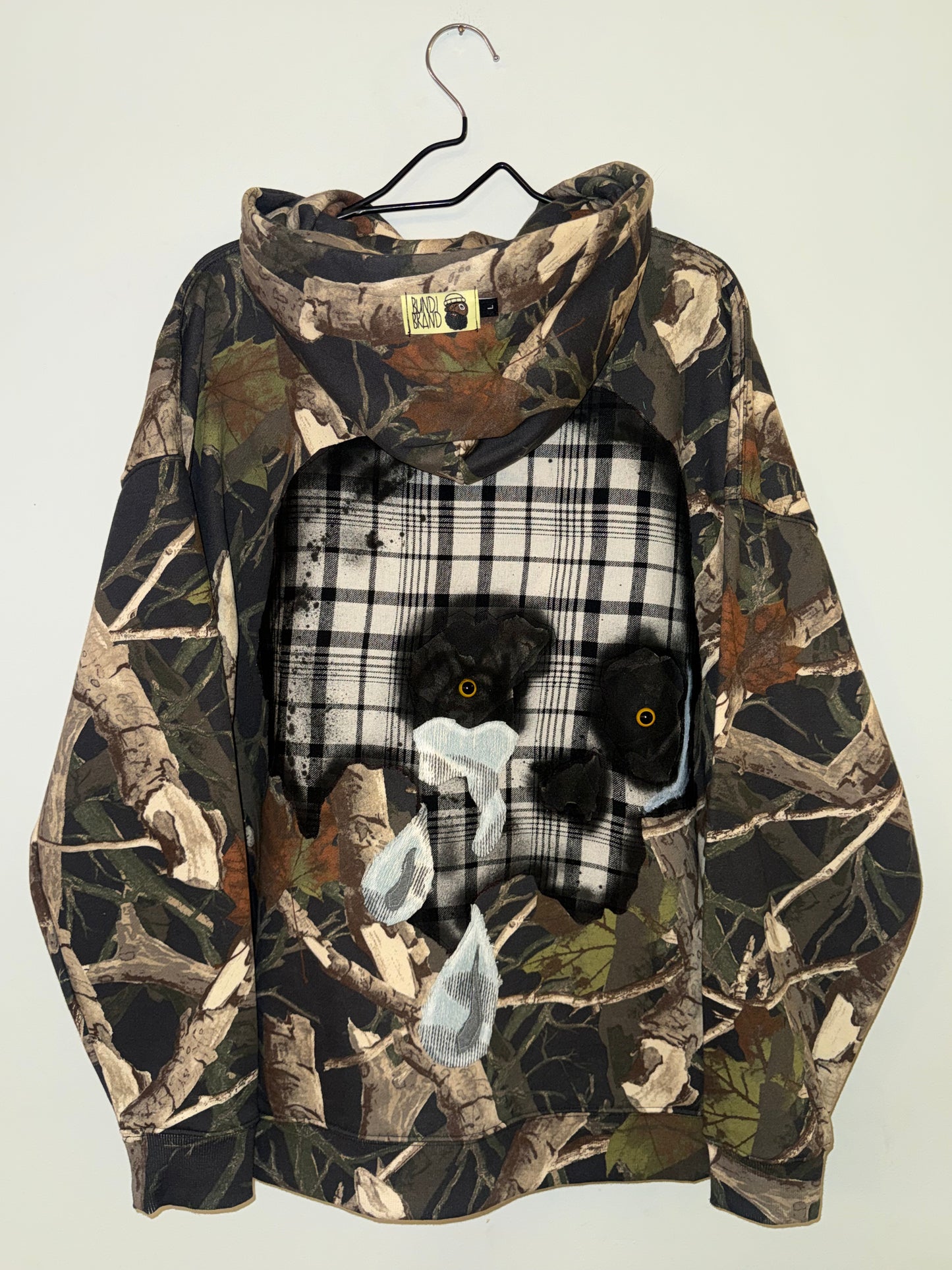 Crying eye Skull hoodie
