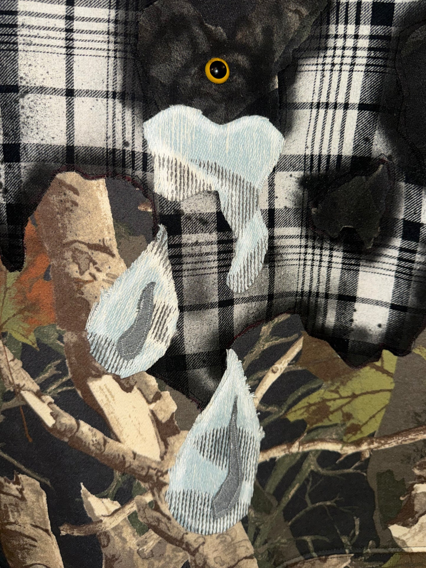 Crying eye Skull hoodie