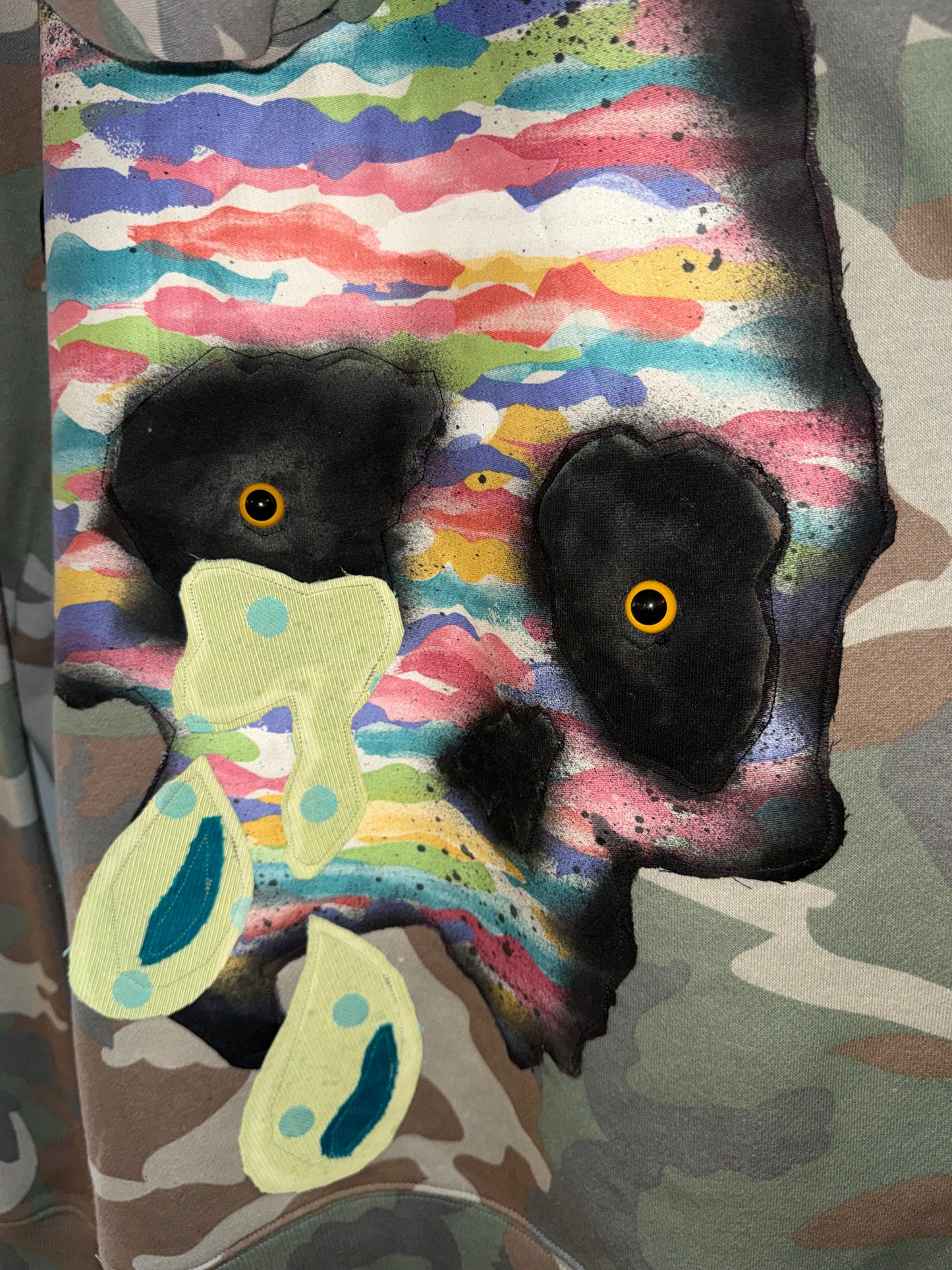 Crying eye Skull hoodie