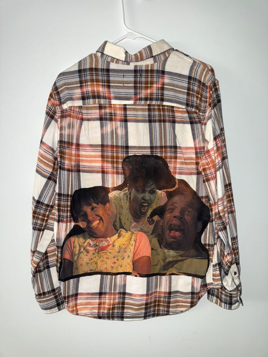 “Mail Truck Scene” Flannel