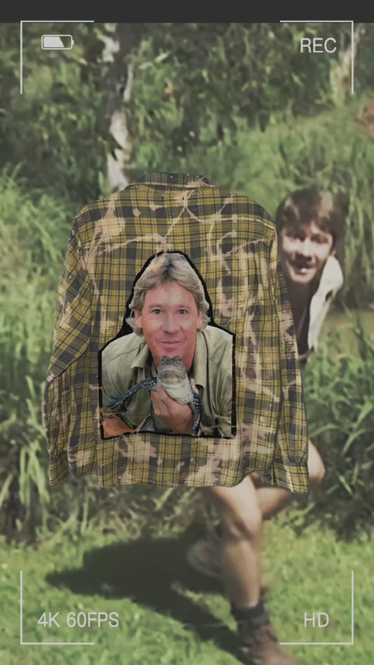 “Crocodile Hunter” Flannel